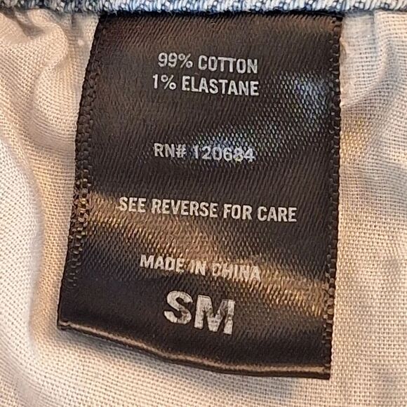 Social Collision Denim Mini Skirt Ruffle Tiers Star Studded Party Skirt Jrs S - Picture 10 of 13